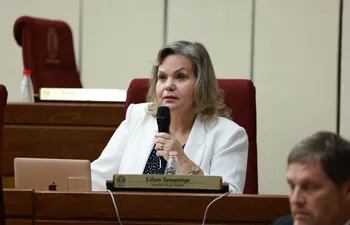 Lilian Samaniego reconoció que desea ser presidenta del Congreso Nacional durante el periodo próximo.