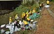 Este sábado, los jóvenes que se sumaron a la actividad retiraron 402 kilos de plásticos, 47 kilos de vidrios, 97 kilos de telas, y más de 231 kilos de residuos varios de la zona del arroyo Antequera.