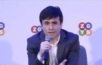 David Riveros García, miembro de Reacción Paraguay.