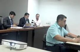 Declaración del perito Eduardo Nakayama en el juicio al diputado colorado Miguel Cuevas.
