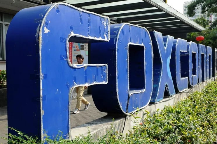 Fábrica de Foxconn en Shenzhen, sur de China, donde se produjo una inusual protesta de trabajadores que terminaron con enfrentamientos.  (AFP)