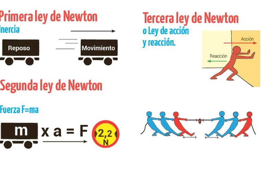 Leyes de Newton: cuáles son y qué dice cada una - Escolar - ABC Color