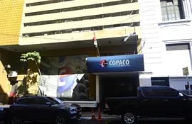 La sede central de la Copaco, en Asunción.