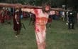 Vía Crucis Viviente con la participación de más de 5.000 personas en Caacupé