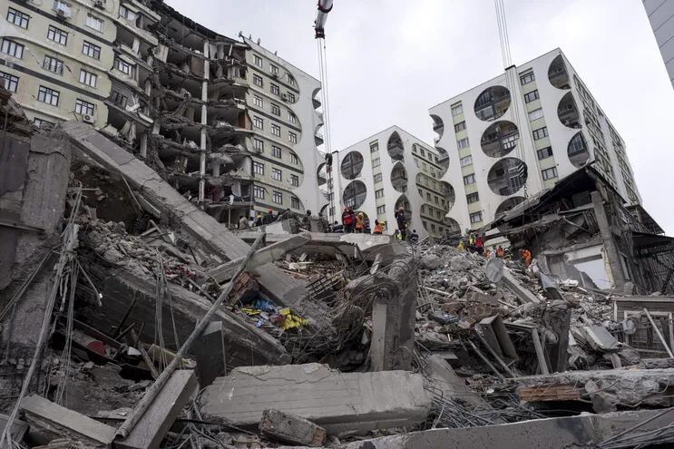 Destrozos causados por el terremoto que afectó a Turquía.