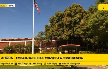 Embajada de EE.UU convoca a conferencia para mañana