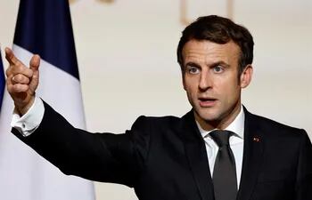 Emmanuel Macron, este miércoles en París.