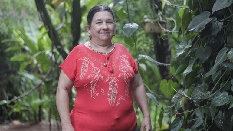 Petrona Villasboa, campesina, médica naturista, integrante de la organización Conamuri, compartirá sus saberes empíricos sobre partería y plantas medicinales para el cuidado de la salud femenina.