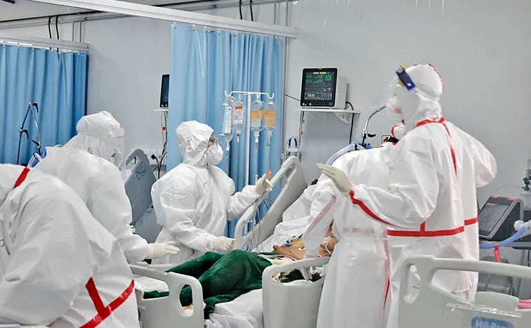 El promedio móvil de internaciones en las salas de terapia intensiva es de 178 pacientes, según reporta Salud Pública.