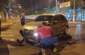 Accidente de tránsito en Asunción (foto ilustrativa)