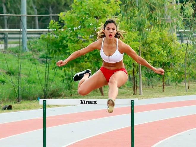 Fátima Amarilla competirá en los 400 m con vallas. Foto FPA