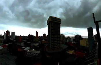 lluvia tormenta Asunción