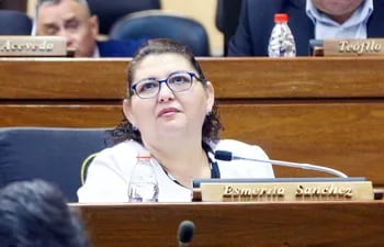 Esmérita Sánchez . foto prensa Diputados