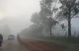El amanecer de este miércoles está marcado por mucha neblina en el Este del país.