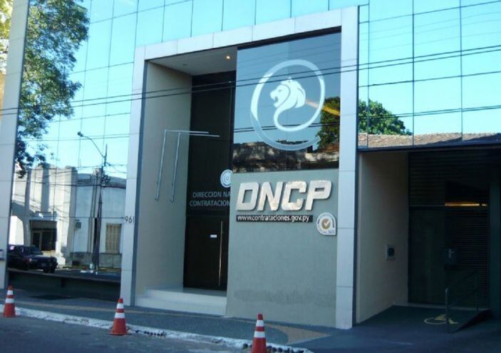 Fachada de la Dirección  Nacional de Contrataciones Públicas (DNCP).