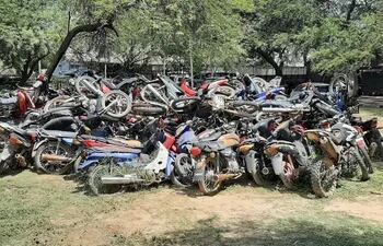 Las motos que no sean reclamadas por sus dueños irán a remate o destrucción.