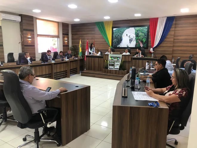La sesión ordinaria de la Junta Municipal de Presidente Franco, convocada este martes.