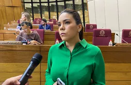 La diputada opositora Johanna Ortega.