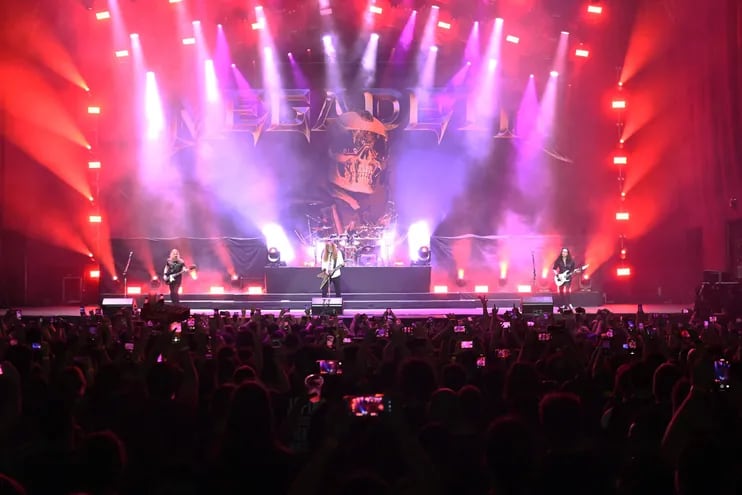 Megadeth ofreció un concierto contundente e impecable sonoramente, anoche en el Jockey Club Paraguayo.