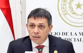 Abog. Oscar Paciello Samaniego, presidente del Consejo de la Magistratura.