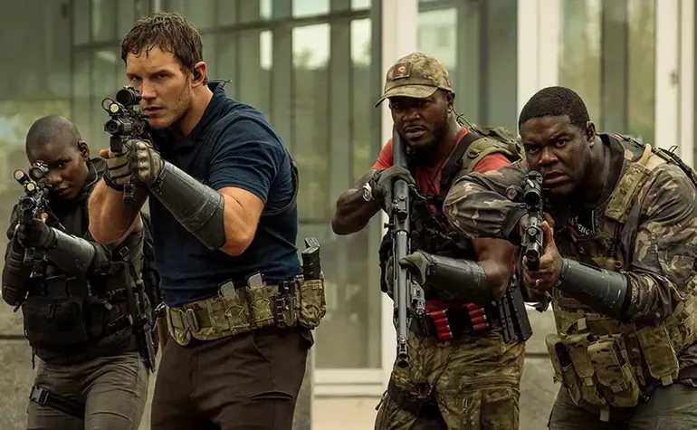 Chris Pratt protagoniza "La guerra del mañana", que se estrena el viernes en Prime Video.