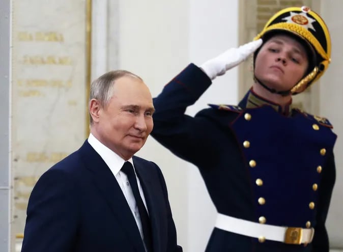El presidente de Rusia, Vladimir Putin, pronunció un duro discurso contra países de Occidente y a los que acusó de tolerar la pedofilia.  (EFE,EPA)