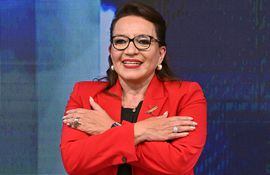 Xiomara Castro,  presidenta electa de Honduras.