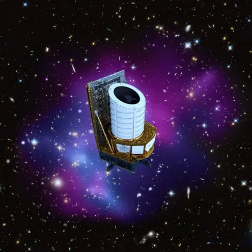 El telescopio europeo Euclid de la ESA comenzará su misión el sábado. (AFP)