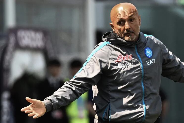 Luciano Spalletti, 64 años, entrenador campeón de la Serie A 2022/23 con el Napoli.
