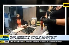 Mujer fue detenida con drogas en el Aeropuerto