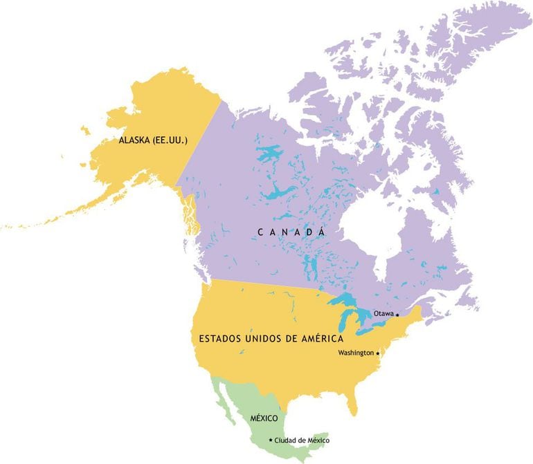 Países de América del Norte - Escolar - ABC Color