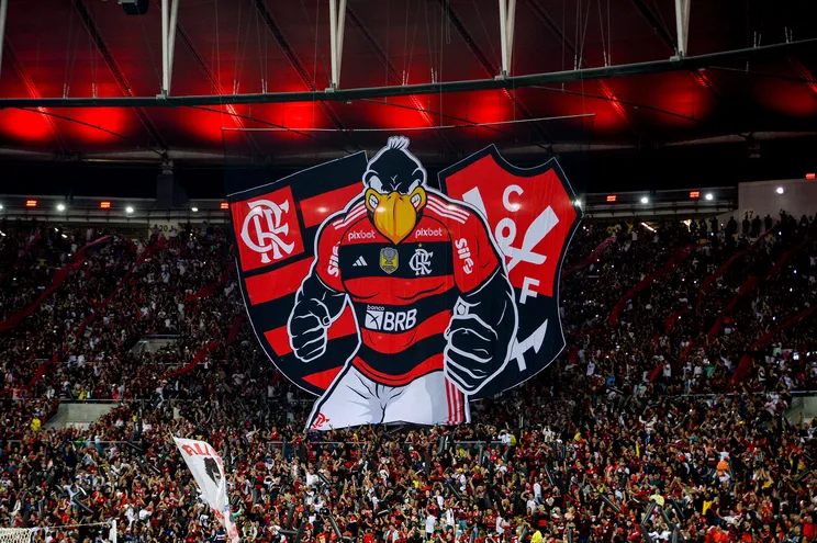 Los hinchas del Flamengo en el estadio Maracaná de Río de Janeiro.