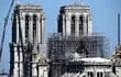 La catedral de Notre Dame de París es reconstruida, luego de que un incendio la dañara el 15 de abril de este año.