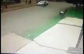 Momento del accidente (captura de vídeo).