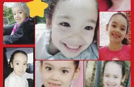Imágenes de Nahiara Jazmín compartidas por sus familiares en medio de la campaña para conseguir un donante.