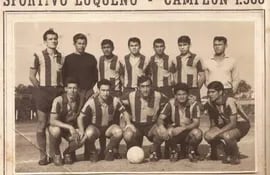 Equipo del Sportivo   Luqueño, campeón del ascenso en 1968.