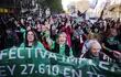 Marea verde marchó por la legalización del aborto en Argentina.