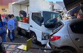 El accidente ocurrió en pleno microcentro de Ciudad del Este.