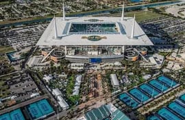 El Hard Rock Stadium está cercano al trazado callejero que albergará al Gran Premio de Miami y que los residentes no están de acuerdo.