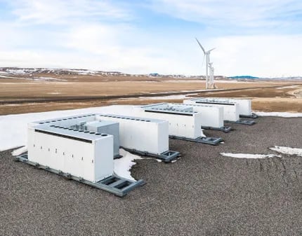 Instalaciones de almacenamiento de energía de Tesla.