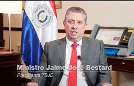 Jaime Bestard,  presidente del TSJE, ratificó la realización de las internas partidarias, pese a la pandemia del covid-19.