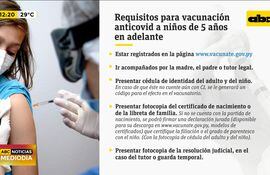 Preocupa inscripción para vacunación en niños