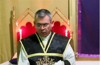 Presbítero Alejandro Medel, sacerdote suspendido por la Diócesis de Ciudad del Este.