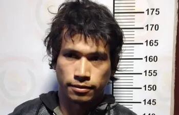 Aldo Adrián Alcaraz Duarte, detenido.