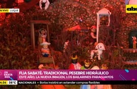 Pesebre hidráulico: Familia Sabaté alista todo para visitar el pesebre más famoso de Luque