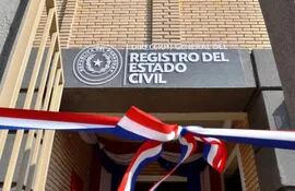 Oficina de Mcal. López va a la sede central del Registro del Estado Civil por 15 días.
