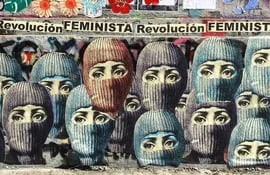 La revolución será feminista o no será. Foto tomada en las calles de Santiago de Chile, 2020.