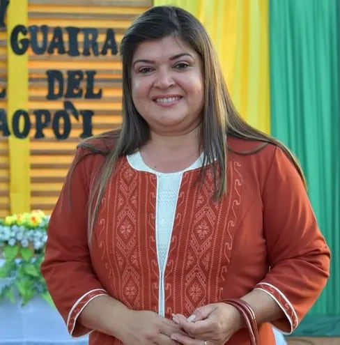Gloria Duarte, intendente de Yataity, Guairá.