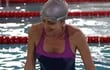 Maggie Leri se prepara para nadar 1900 metros en aguas abiertas, este sábado 26 de marzo.