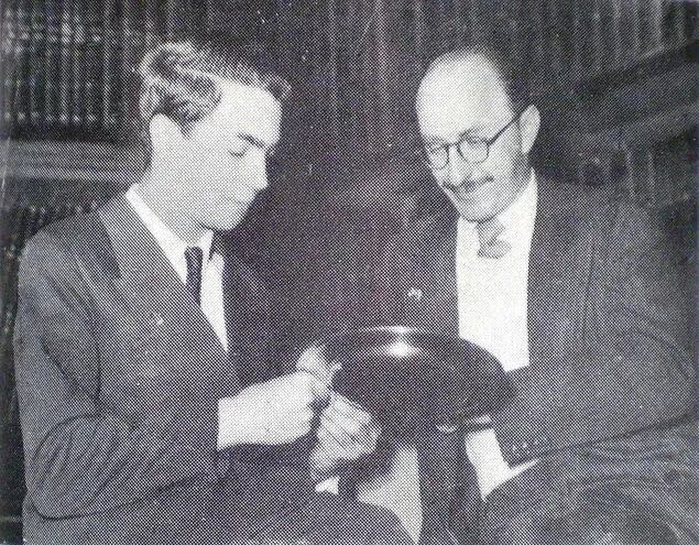 Oscar Panno y Julio Bolbochán en 1953 (Foto, Diario La Razón).